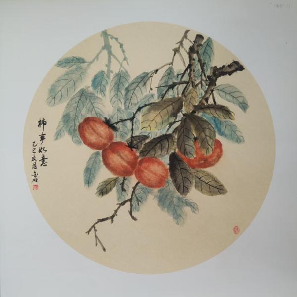 花鸟圆片